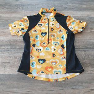 Terry Womens Cycling Jersey Small S Heart Spinning Shirt Bicycle Racing Tour